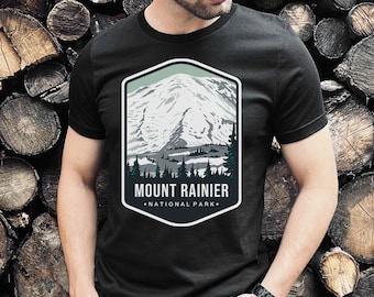 Mount Rainier National Park Shirt, Travel Shirt, Travel Outfit, National Park T-Shirt, Mountain Shirt, Mount Rainier Shirt, National Park