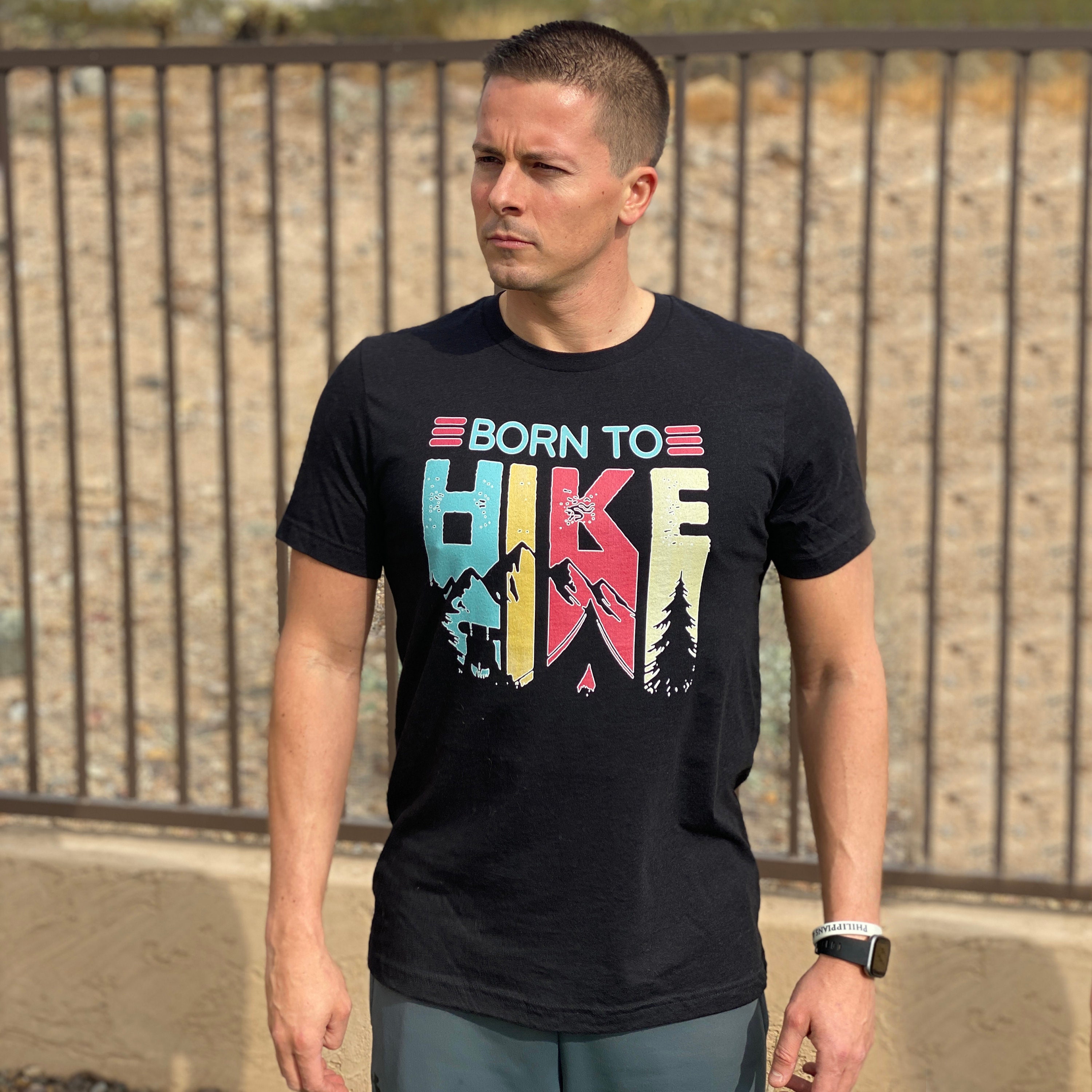 Born to Hike T-shirt Camping Shirt 