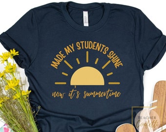 Teacher Summer Break Shirt / Summer Shirts For Teachers / Summer Teacher Shirt / Summer Break Teacher T Shirt / End of School Teacher Shirt