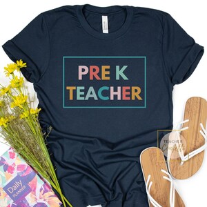 Prek Teacher Shirts, Retro Teacher Shirt, Pre K Shirts For Teachers, Pre K Crew Shirt, Pre K Squad Shirt, Pre K Team, Pre-K Teacher Shirt