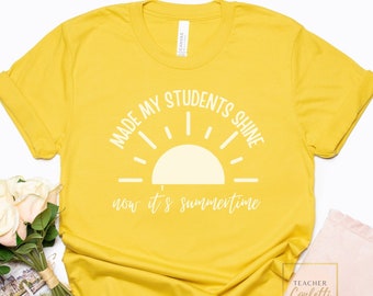 Teacher Summer Shirt, Last Day of School Teacher Shirt, Summer Break Teacher T Shirt, End of School Teacher Shirt, Teacher End of Year Shirt