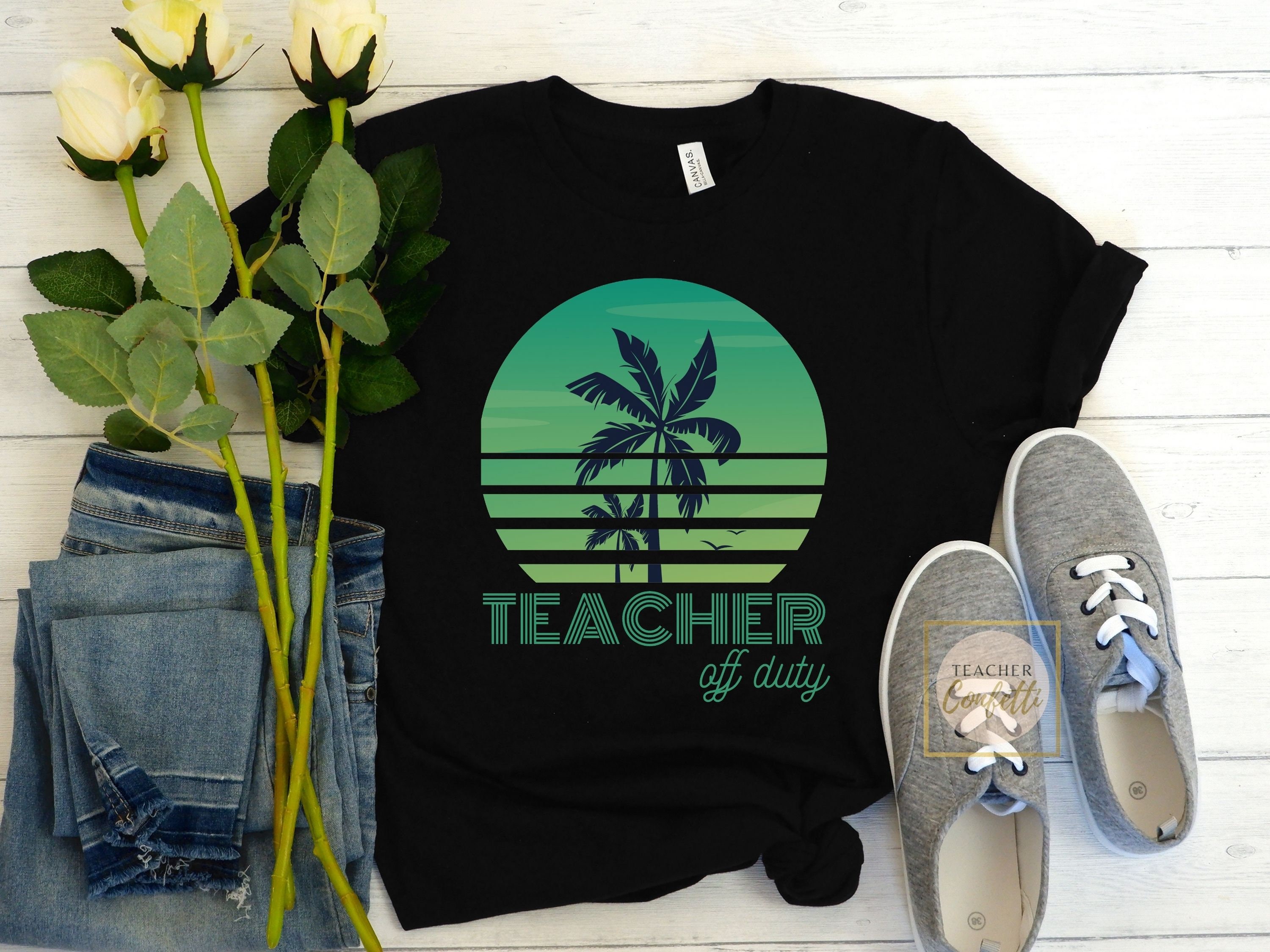 Summer Teacher Shirt Teacher Shirts For Summer Summer Break | Etsy