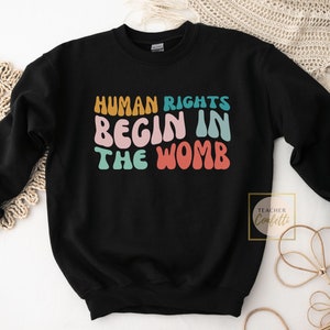 Pro Life Sweatshirt Retro, Pro-Life Sweatshirt, Retro Prolife Sweatshirt Retro, Conservative Sweater, Retro Choose Life Crewneck Pullover