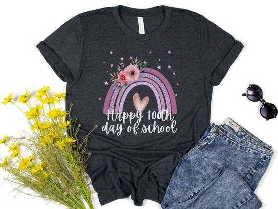 Teacher T-Shirt Happy 100th Day Of School 100 Stars Teacher T-Shirt Happy 100th Day Of School 100 Stars