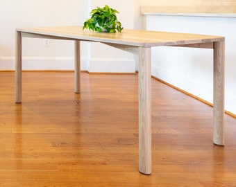 Danish Modern Dining Table in White Oak