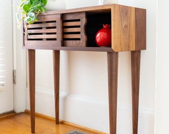 Mid Century Modern Console in American Walnut