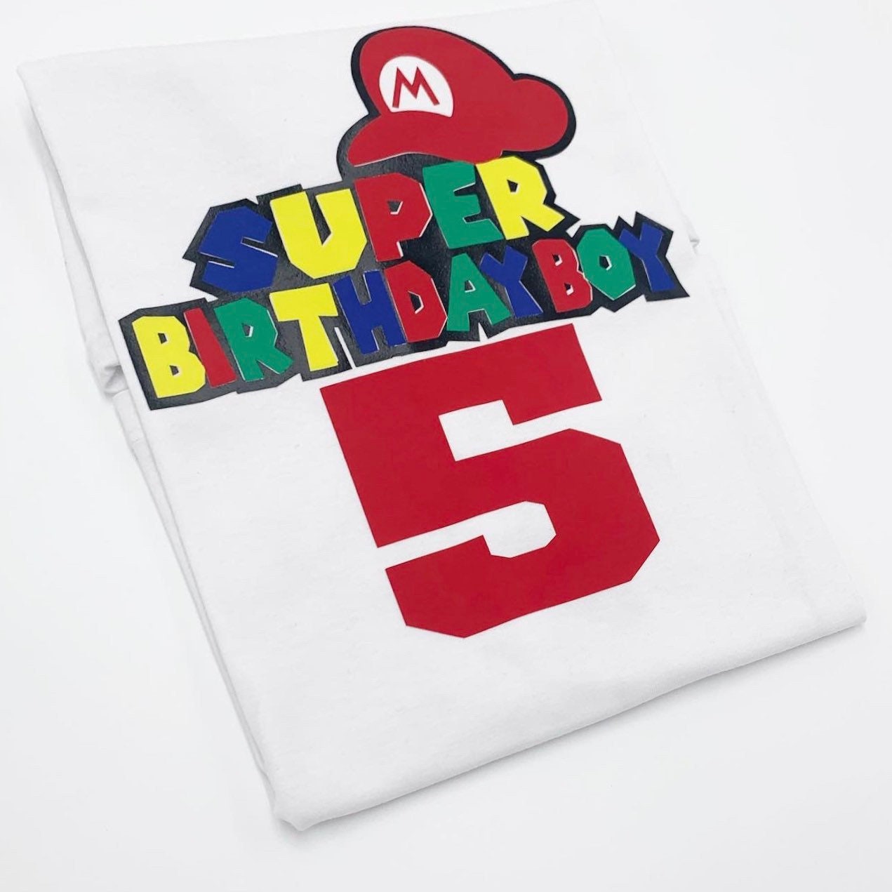 Super Mario Geburtstag junge Shirt / personalisieren Namen und Etsy