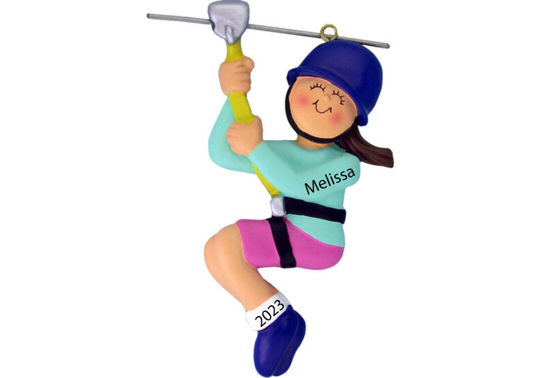 Zipline Ornaments, Christmas Gifts 2023, Personalized Zip Line Gifts