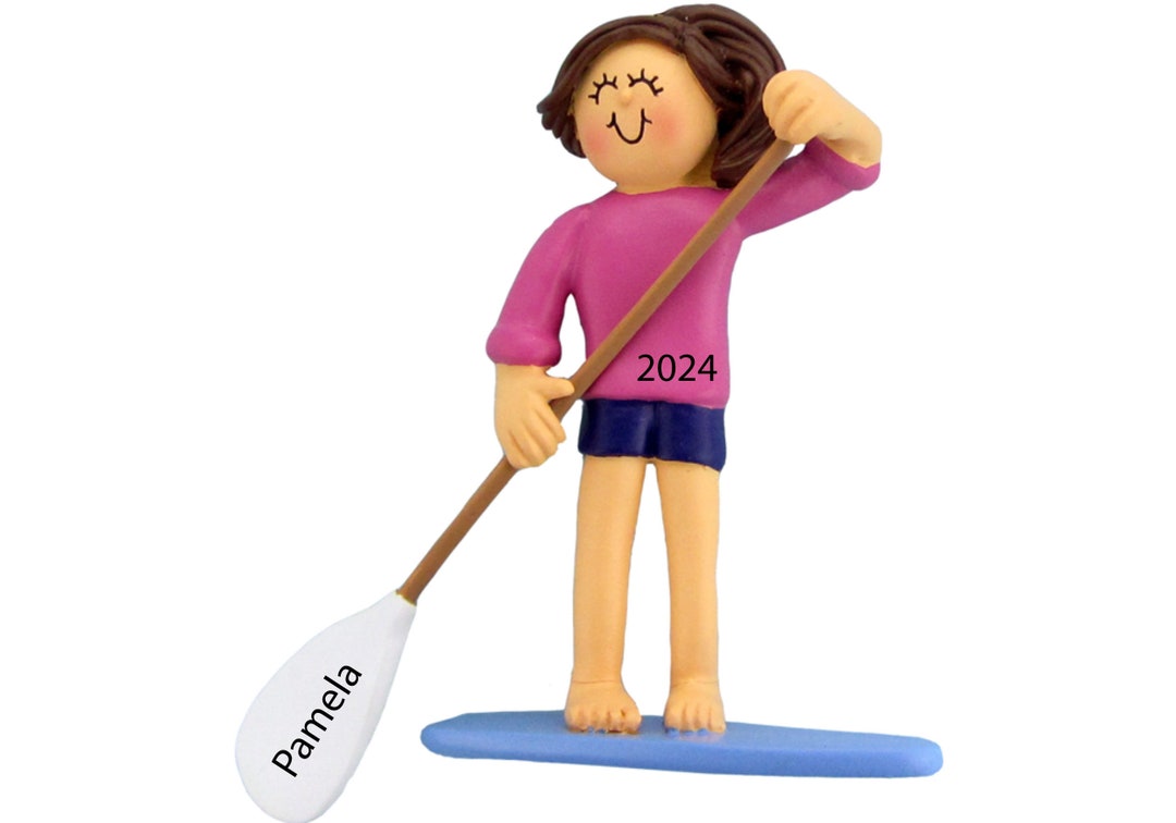Personalized Paddle Board Ornament, Christmas Gifts 2023, Stand up