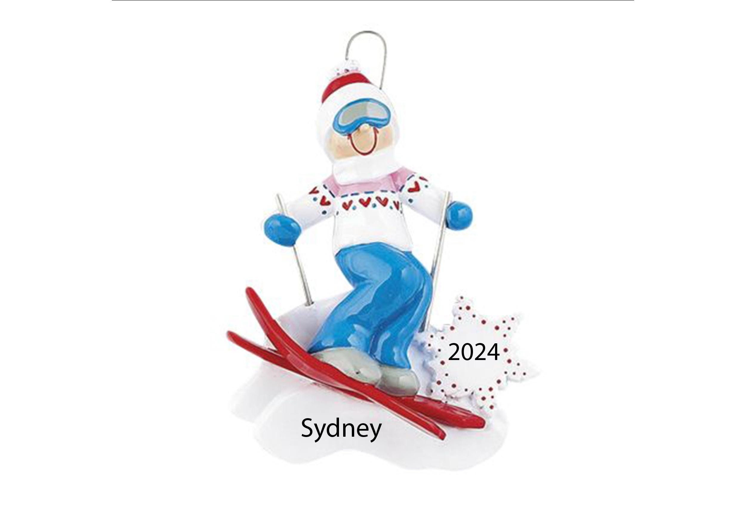 Beacon Design Downhill Skier Christmas Ornament – 59450, New In Box 2 thumbnail image