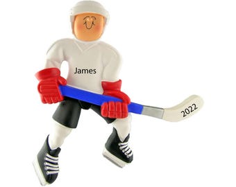 Personalized Hockey Ornament, Hockey Gifts, Ice Hockey Gifts, Hockey Player Gift, Ice Hockey, Hockey Team Gifts, Customized Ornament 2025