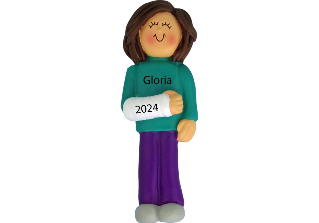 Broken Arm Ornament, Personalized Broken Arm Gifts for Kids, Boy Arm