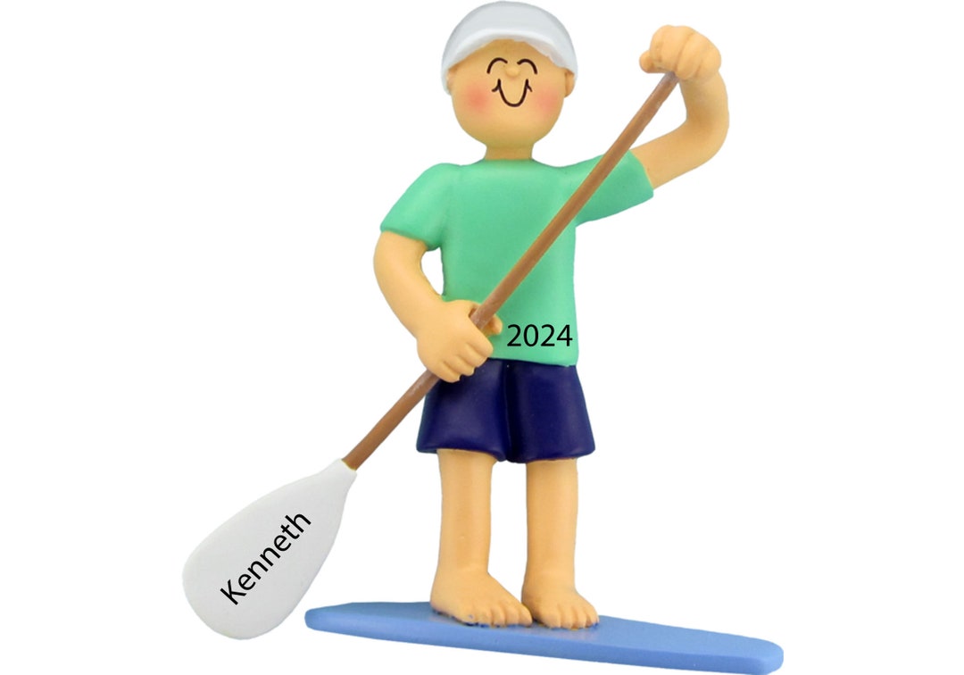 Personalized Paddle Board Ornament, Christmas Gifts 2023, Stand up