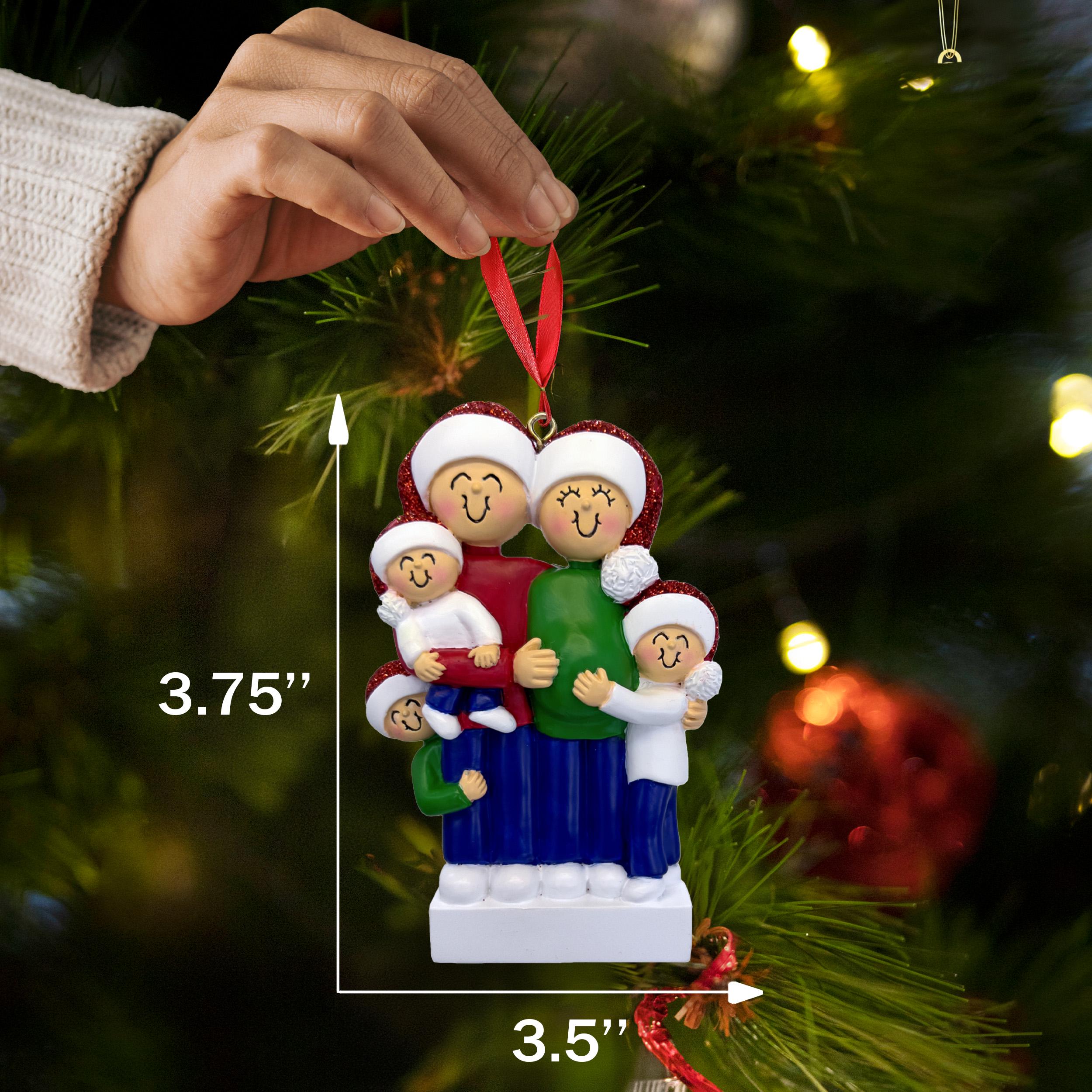 Expecting Christmas Ornament 2025 2025 Personalized Family of 5 ...