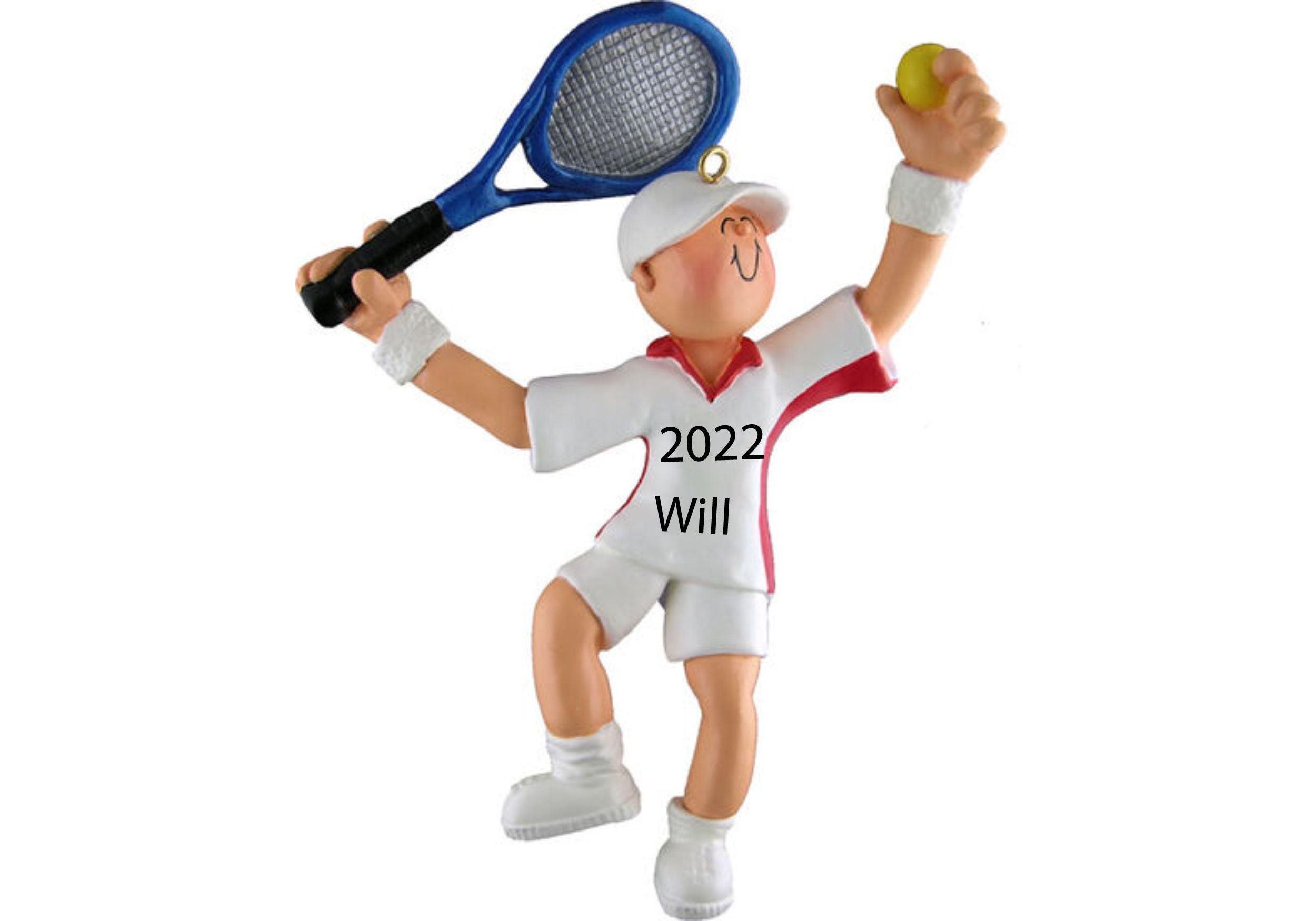 Custom Name Tennis Couple Christmas Ornament, Personalized Tennis Acrylic Ornament Gift For Tennis Couple Tennis Lover