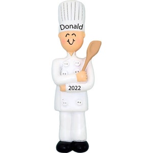 Chef Ornament, Personalized Christmas Chef Gifts 2025, Baker Ornament, Cooking Ornament, Cooking Gift For Men, Food Ornaments, Cooking Apron