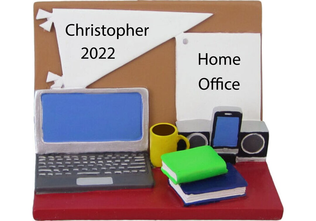 Laptop Ornamentpersonalized Christmas Gift 2023new Job Ornament