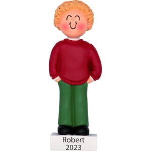 Grandson Ornament Personalized Great Grandson Ornament 2025 Custom Little Boy Ornament 5 6 Year Old Boy Ornament, Ornaments for Boys