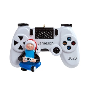 Video Game Christmas Ornament Personalized 2025 Custom Gifts for Rpg Gamer Ornament Gaming Ornament Controller Ornament Playstation Ornament
