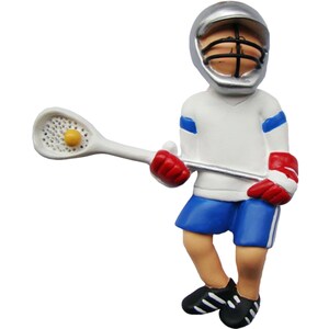 Custom Lacrosse Ornament, Lacrosse Stick Christmas Ornament, Lacrosse Gifts, Lacrosse, Sports Ornaments, Gift For Him, Girls Lacrosse Gift afbeelding 6
