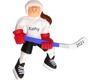 Personalized Hockey Ornament, Hockey Gifts, Ice Hockey Gifts, Hockey Player Gift, Ice Hockey, Hockey Team Gifts, Customized Ornament 2025