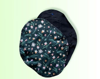 Pack of Spring MIX flow Period Cloth Pads/Liners/Regular/Heavy Flow/With Eco-PUL & Organic Cotton/Soft Absorptive Core/floral starter set