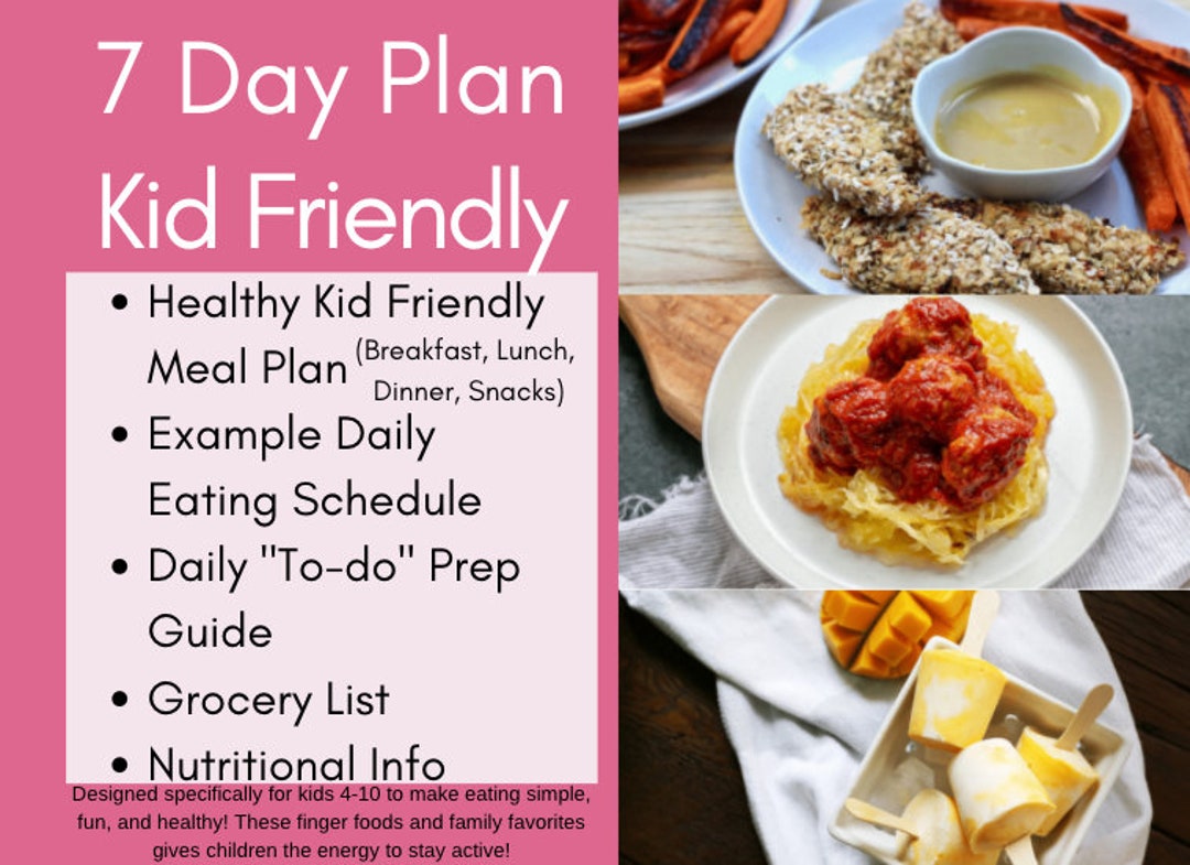 Healthy Kid Friendly Easy Meal Prep | Printable Family Recipe Ebook