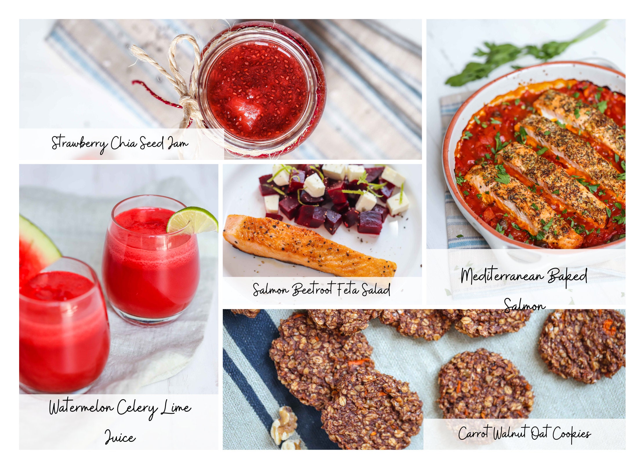 Volume 1 Healthy Recipes Printable Recipe eBook Meal Plan - Etsy España