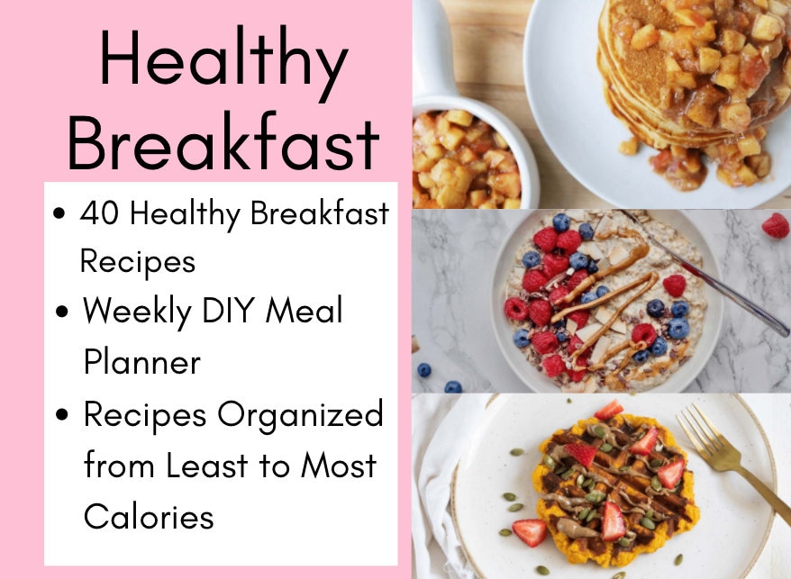 Breakfast Menu Plan Healthy Breakfast Meal Plan