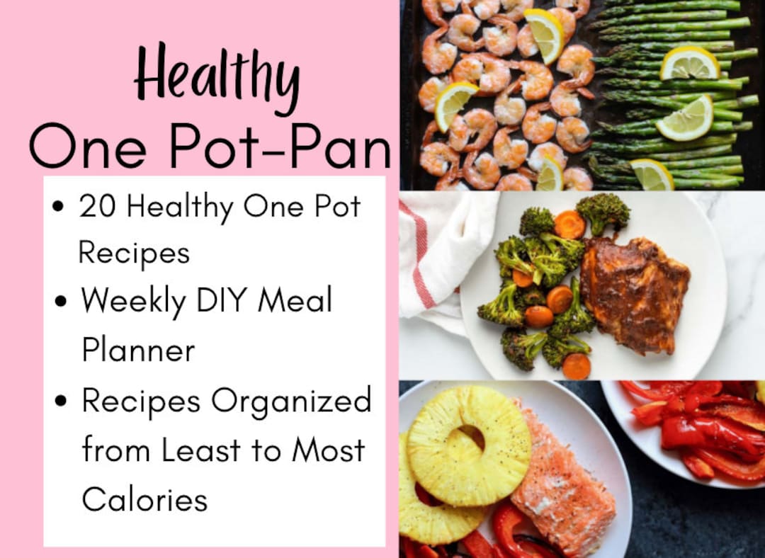 Healthy One Pot Meal Recipes | Printable Recipe Ebook | Meal Plan