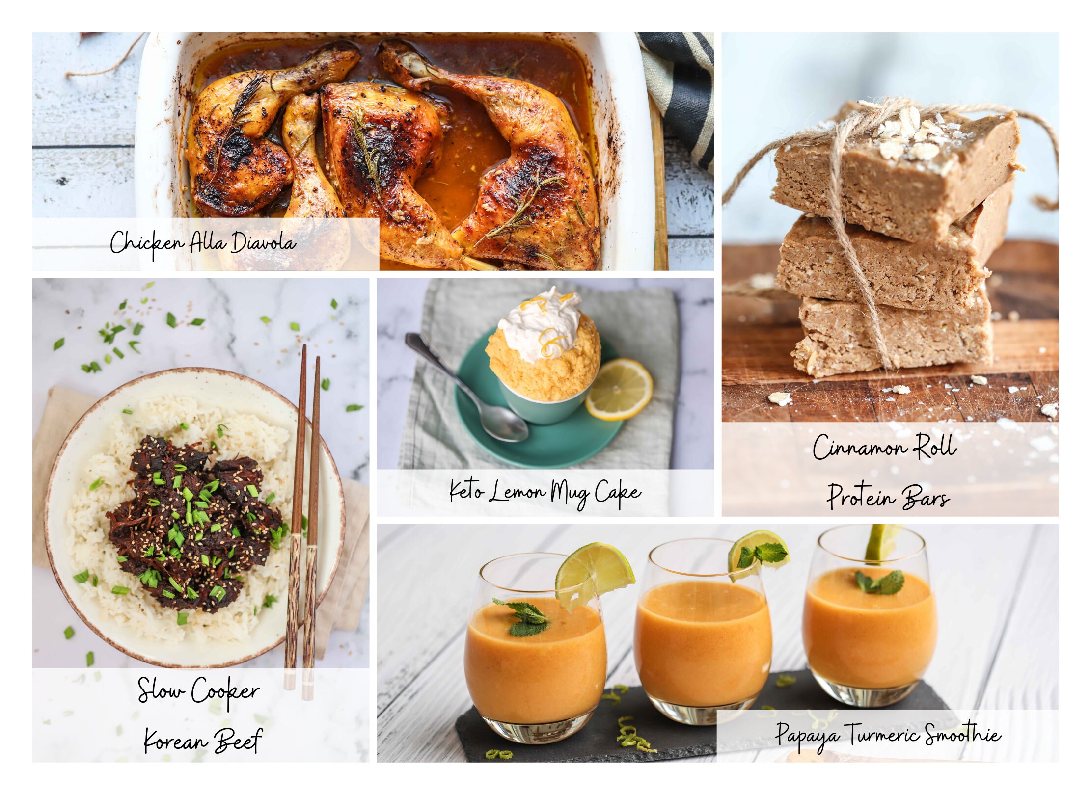 Volume 5 Healthy Recipes | Printable Recipe Ebook | Meal Plan Cookbook ...