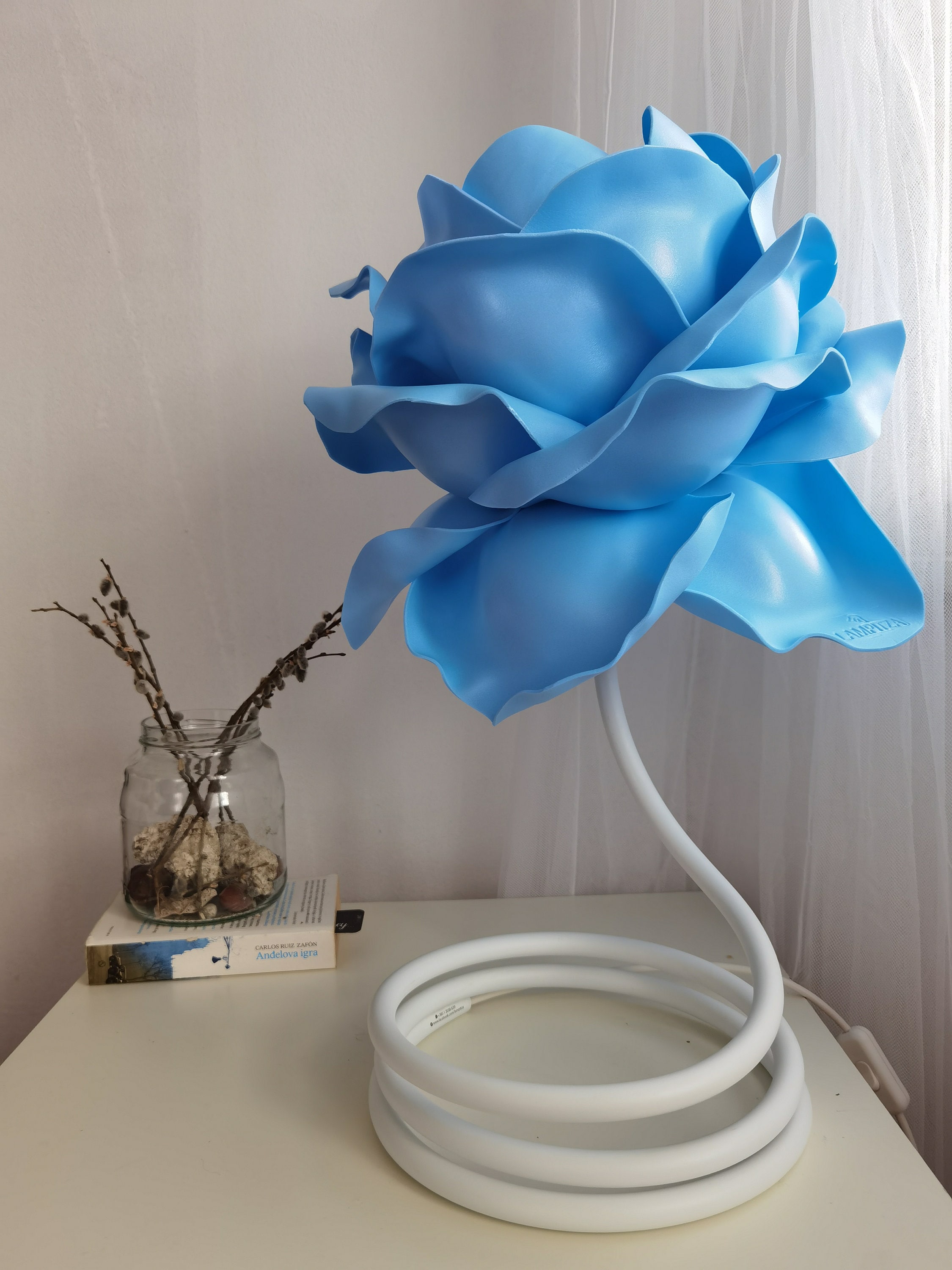 Elegant and Unique Side Table Lighting Table or Desk Lamp Etsy