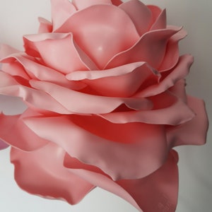 Feenhafte Lampe Rose Stehlampe Warme rosa Blume modernes Wohndekor Freundin Geschenk Riesige Forever Rose Geschenkinspiration, bewegendes Geschenk Bild 6