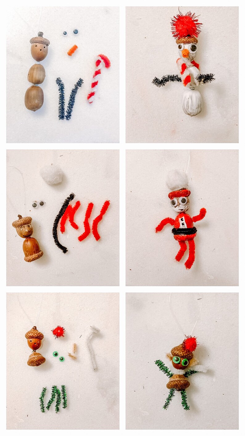 Kids Christmas Ornament Craft Kit DIY Ornaments Craft Kits | Etsy