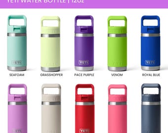 PERSONALIZED KIDS Yeti Water Bottle | YETI Kids Water Bottle | Insulated Stainless Steel Reusable Tumbler | 12oz