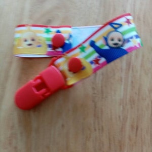 Teletubbies (multi) Ribbon Dummy Clip