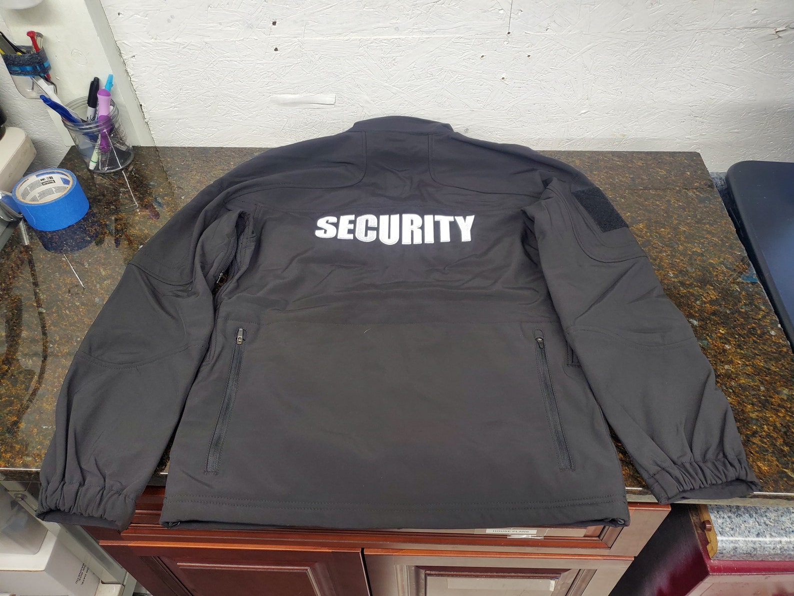 SECURITY Embroidered File Jackets, Hoodies, Apparel, Protective Service