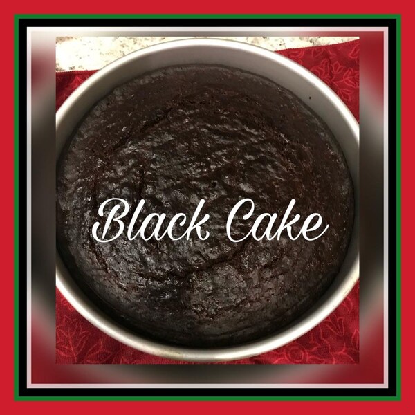 Black Rum Cake Etsy