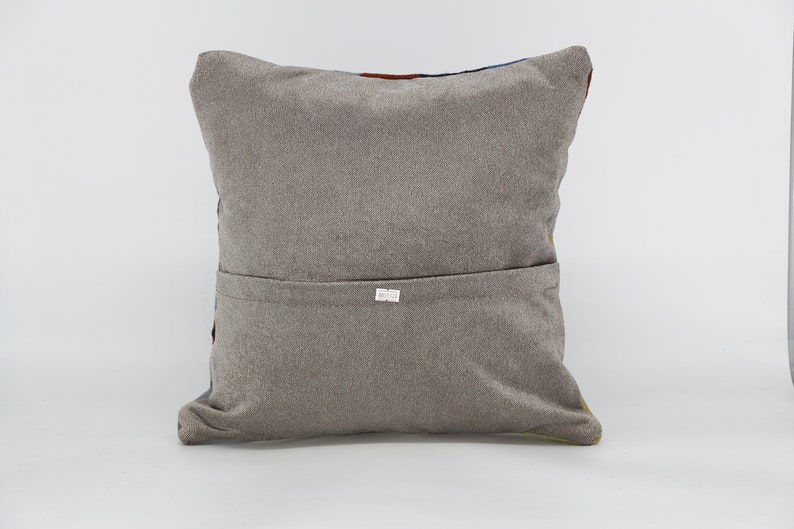 Turkish Kilim Pattern Accent Pillow Turkish Accent Pillow Turkish Throw Pillow Kilim Accent Pillow Decorative Kilim Pillow