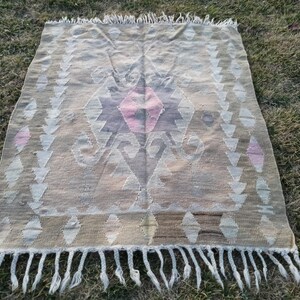 Vintage Turkish kilim rug, area rug, kilim rug, kelim rug, vintage rug, bohemian rug, Turkish rug, rug,