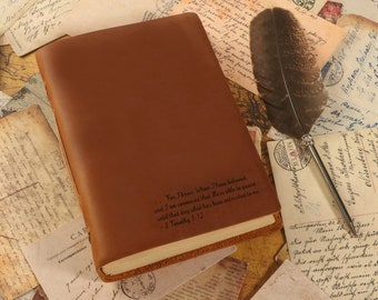 Personalisiertes Leder Skizzenbuch mit Stift: Handgemachtes Reisetagebuch