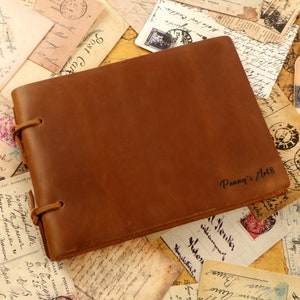 Brown Leather Bound Sketchbook – LeatherNeo