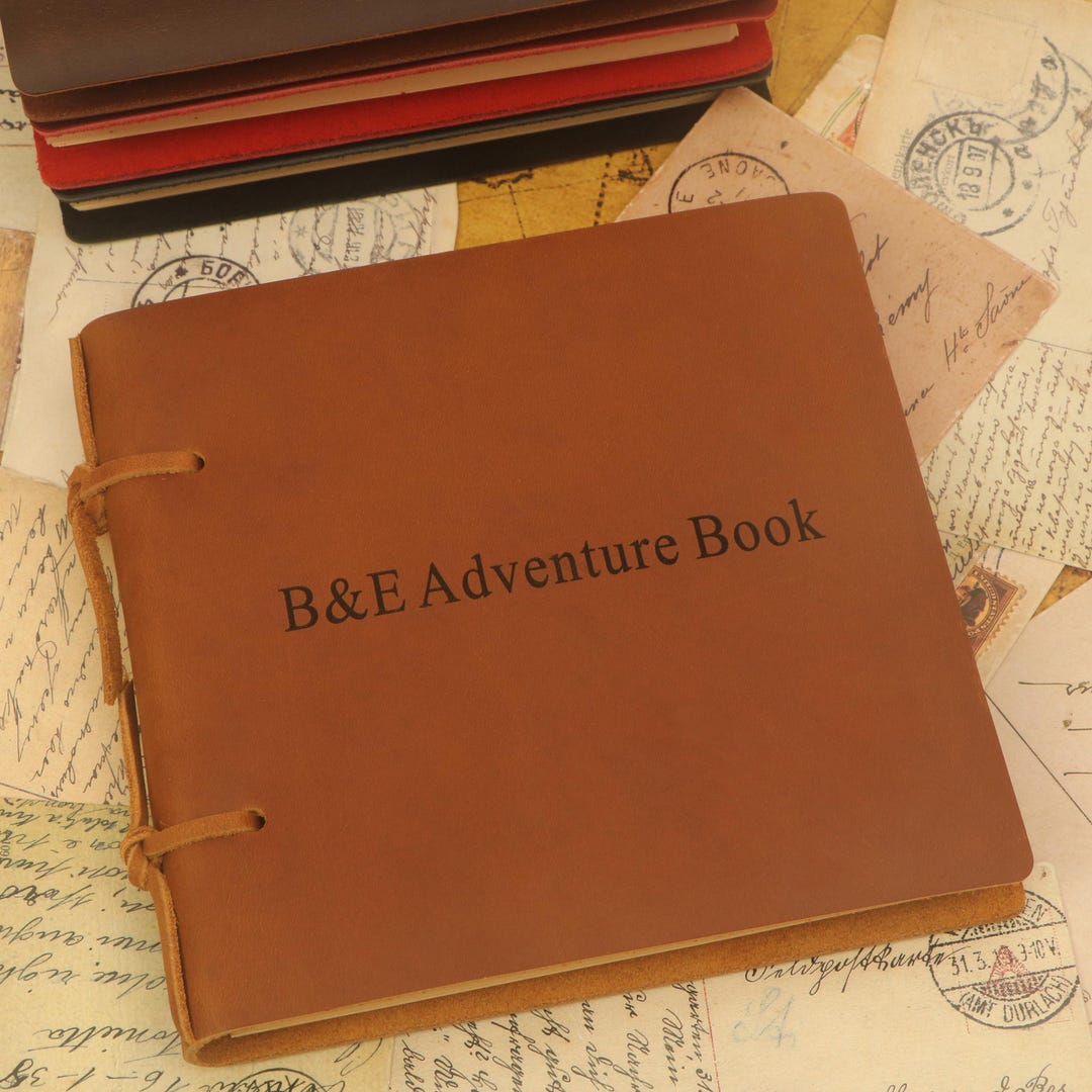 Personalized Leather Journal: Refillable Adventure Book - Etsy
