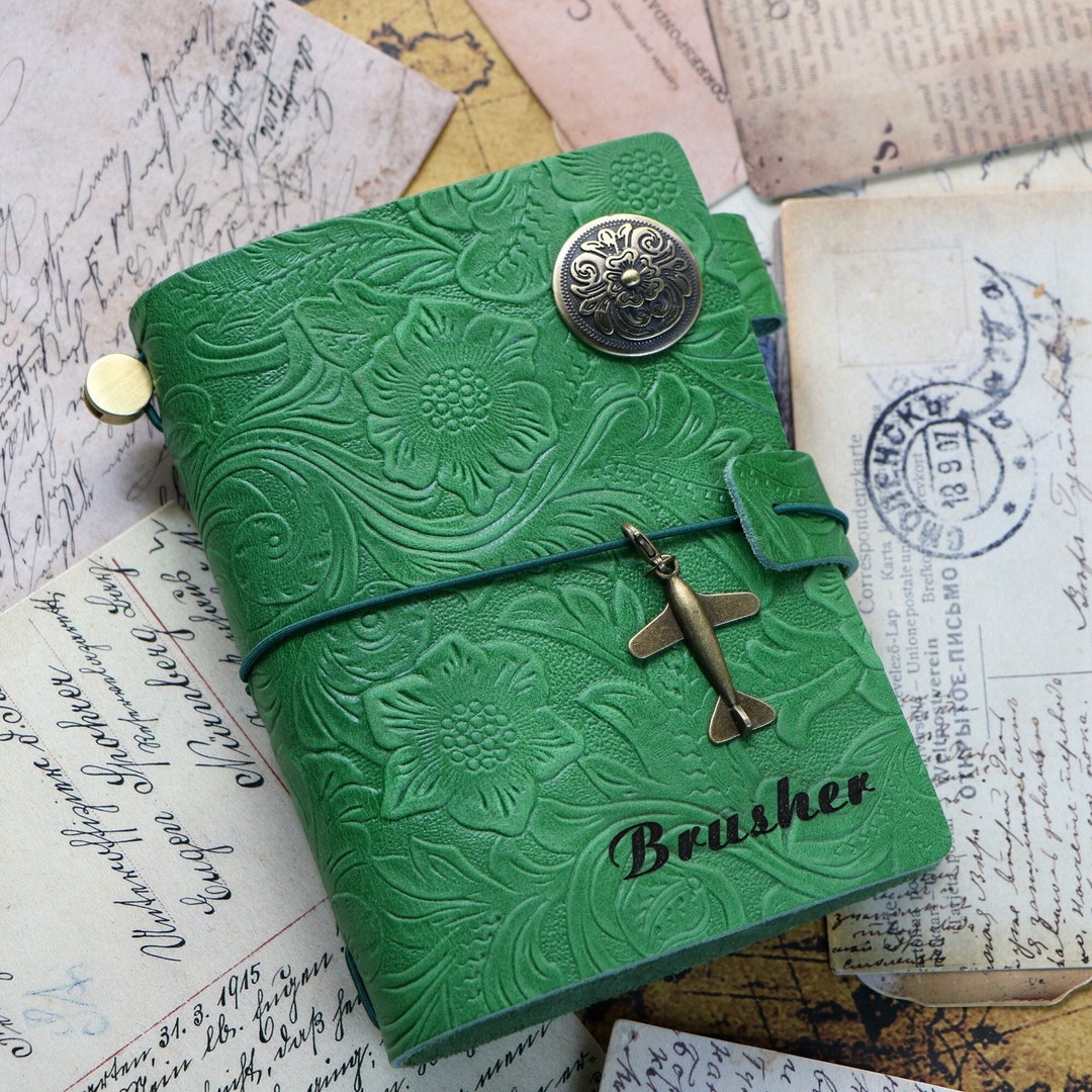 Personalized Leather Journal, Refillable Diary With Leather Bound, Gift for Daughter, Birthday