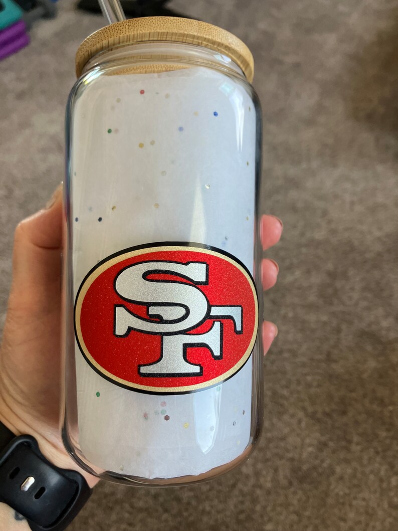 Hello Kitty Football Glass Cup Etsy