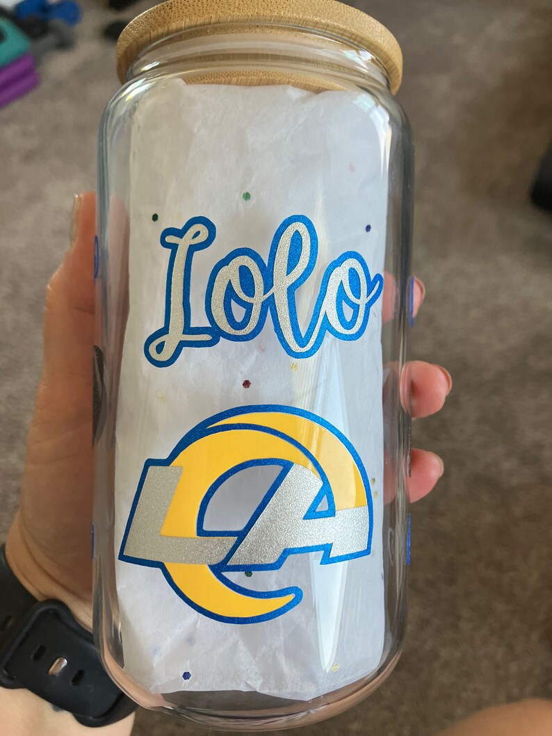 Hello Kitty Football Glass Cup Etsy