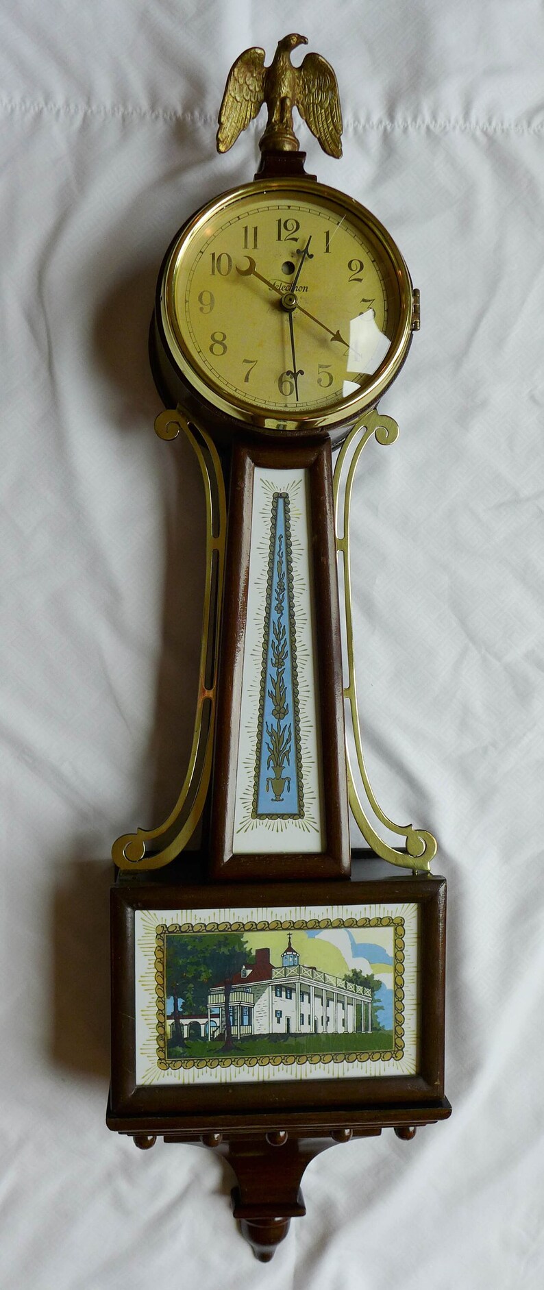 Scarce Telechron Madison 691 Banjo Clock Fully Restored Etsy