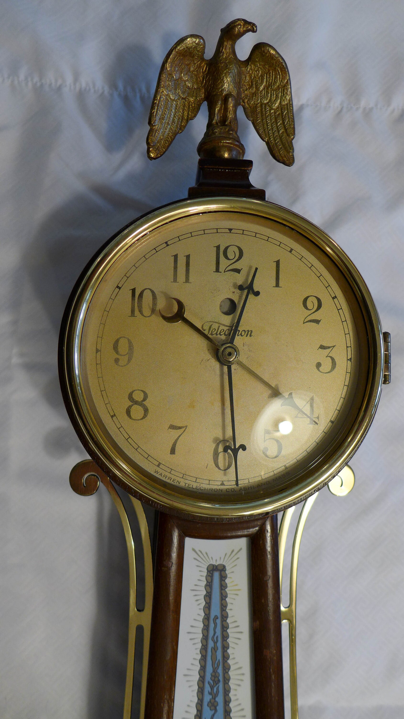 Scarce Telechron Madison 691 Banjo Clock Fully Restored Etsy