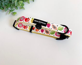 Halsband, Gewatteerde Halsband, Verstelbare Halsband, Bijpassende Halsband, Hondencadeau, fruithalsband