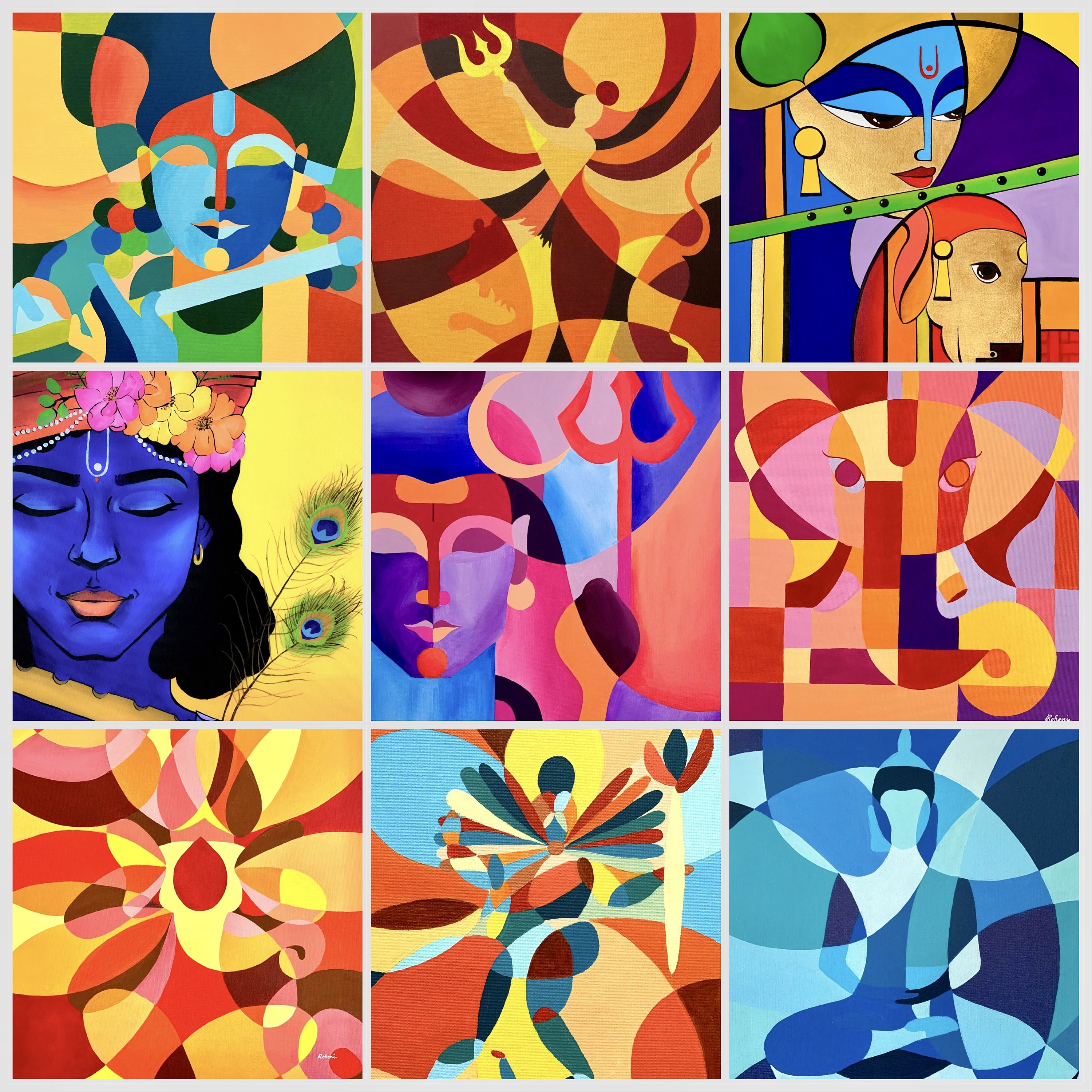 Lord Shiva Trishul Damaru Canvas Print, Hindu Wall Art - Etsy